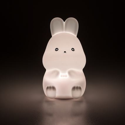 Rabalux - LED RGB érintésvezérelt éjszakai lámpa LED/0,05W/1xCR2032 nyúl