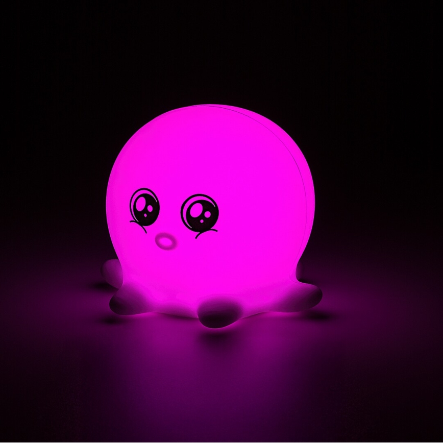 Rabalux - LED RGB érintős éjszakai lámpa LED/0,05W/1xCR2032 polip