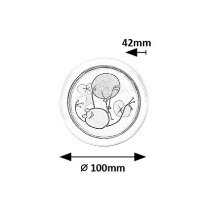 Rabalux - LED gyerek éjszakai fény LED/0,3W/2xAA 6000K