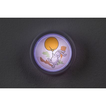 Rabalux - LED Gyermek éjszakai lámpa LED/0,3W/2xAA 6000K