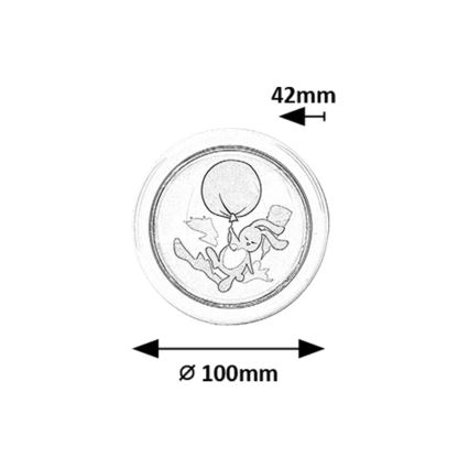 Rabalux - LED Gyermek éjszakai lámpa LED/0,3W/2xAA 6000K