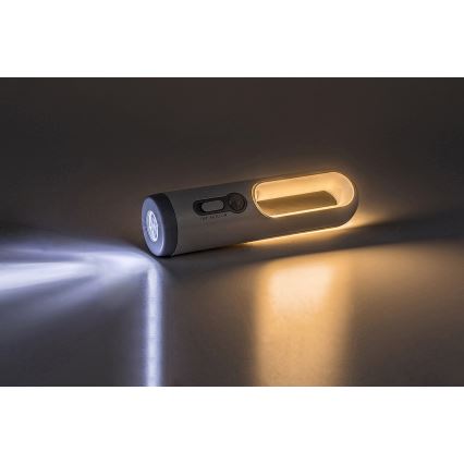 Rabalux - LED Hordozható újratölthető lámpa érzékelővel LED/0,8W/3,7V 3000/7000K