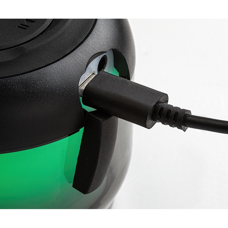 Rabalux - RGB Asztali lámpa hangszóróval RGB/3W/3,7V 500mAh