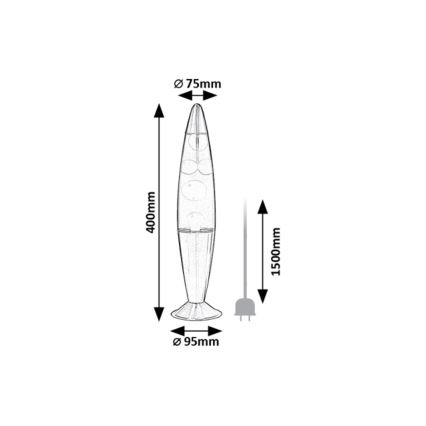 Rabalux - LED Lávalámpa LED/25W/230V