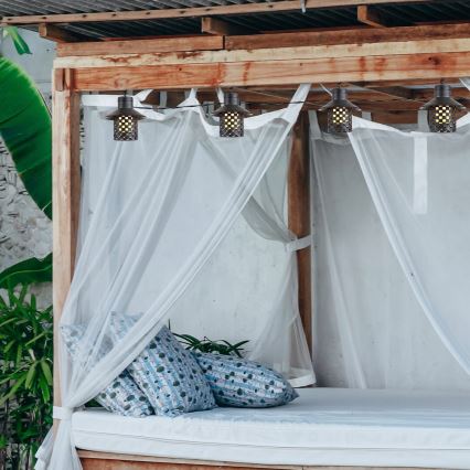 Rabalux - LED Napelemes lámpa 8xLED/0,1W/1,2V IP44 1200 mAh