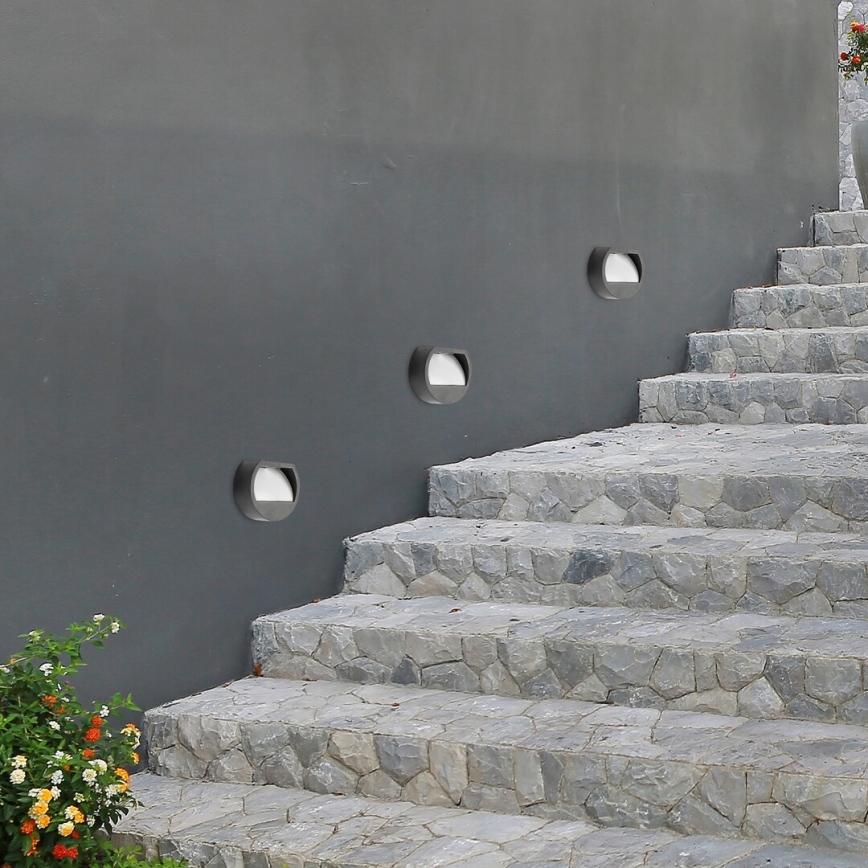 Rabalux - LED Napelemes fali lámpa LED/0,5W/1,2V IP44 600 mAh