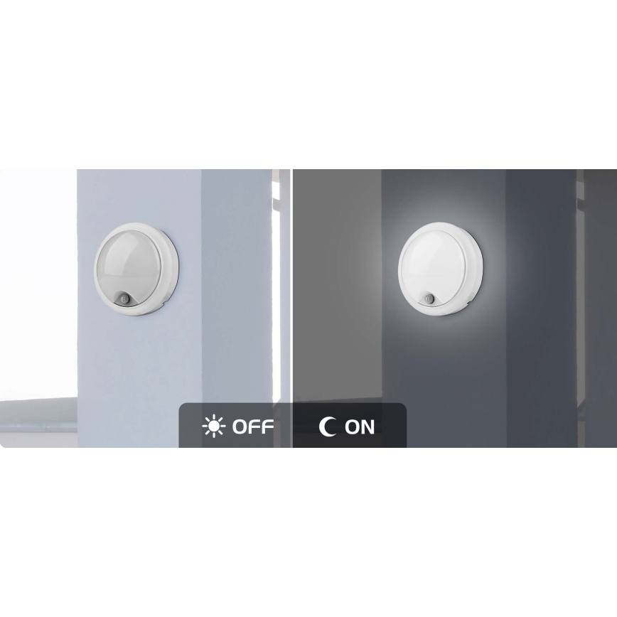 Rabalux - LED Kültéri fali lámpa érzékelővel LED/15W/230V IP54