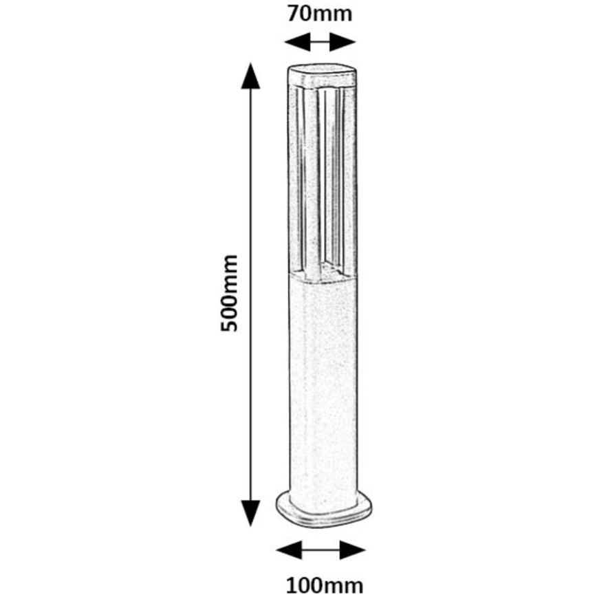 Rabalux - LED Kültéri lámpa LED/7W/230V IP54 antracit
