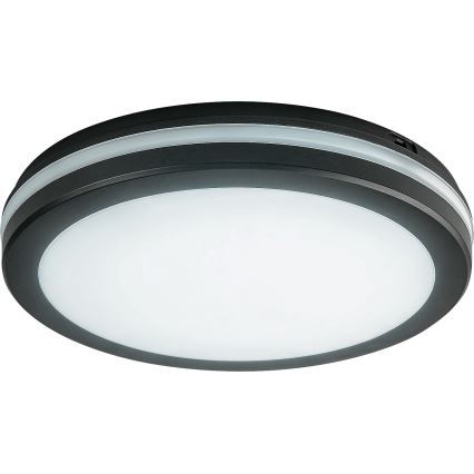 Rabalux - Fürdőszobai LED mennyezeti lámpa LED/28W/230V 3000/4000/6500K IP54 fekete átmérő 30 cm