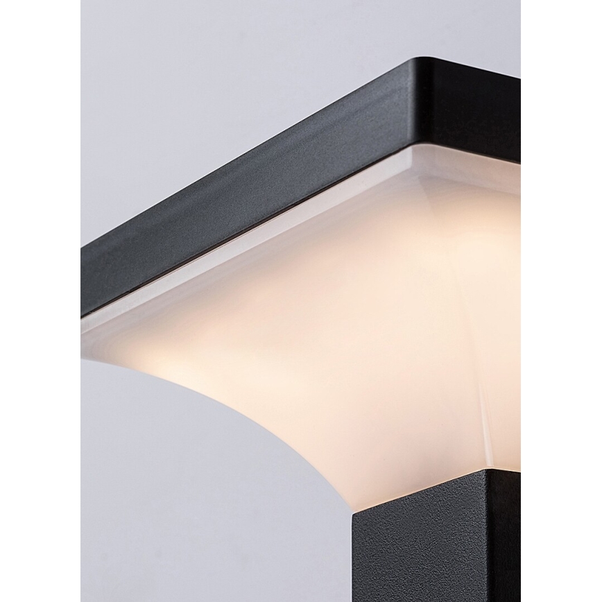 Rabalux - LED napelemes fali lámpa érzékelővel LED/4W/230V IP44 fekete 2200 mAh