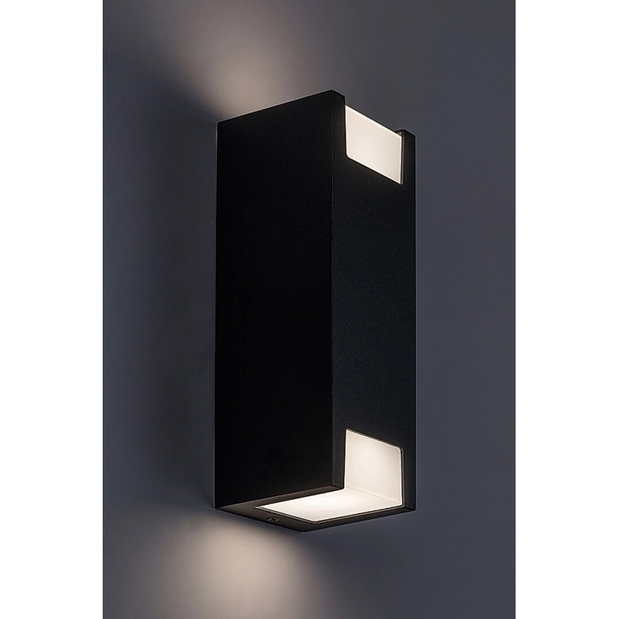 Rabalux - Kültéri fali lámpa 2xGU10/7W/230V IP44 fekete