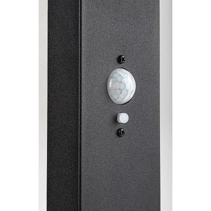 Rabalux - Dimmelhető LED napelemes kültéri lámpa érzékelővel, 4,4 W/3,7 V, IP54, antracit, 2200 mAh