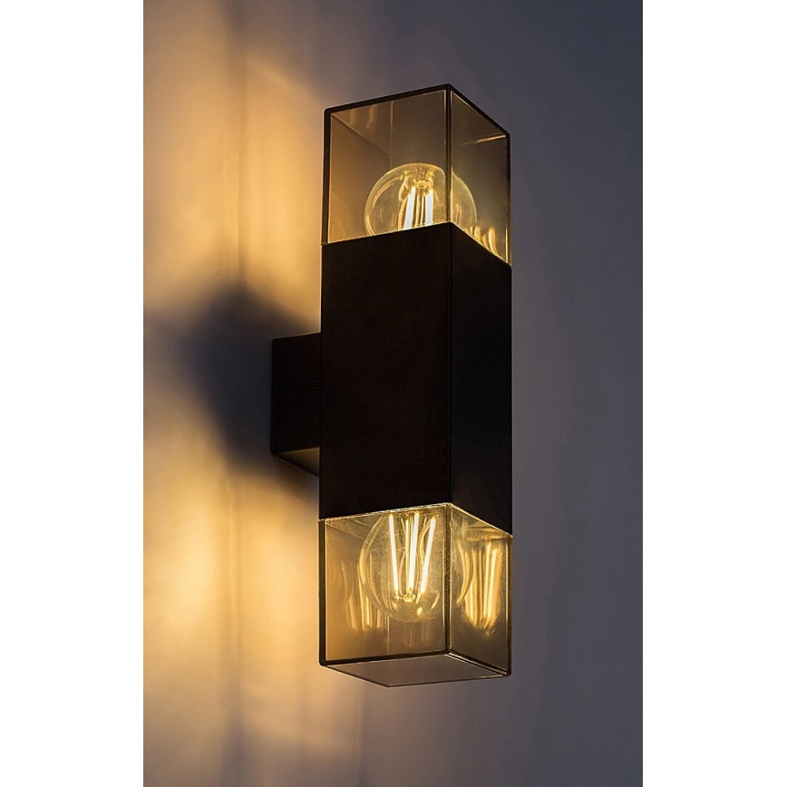 Rabalux - Kültéri fali lámpa 2xE27/60W/230V IP54 fekete