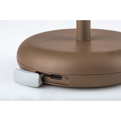 Rabalux - LED Dimmelhető újratölthető kültéri lámpa LED/6W/5V IP44 1800 mAh barna