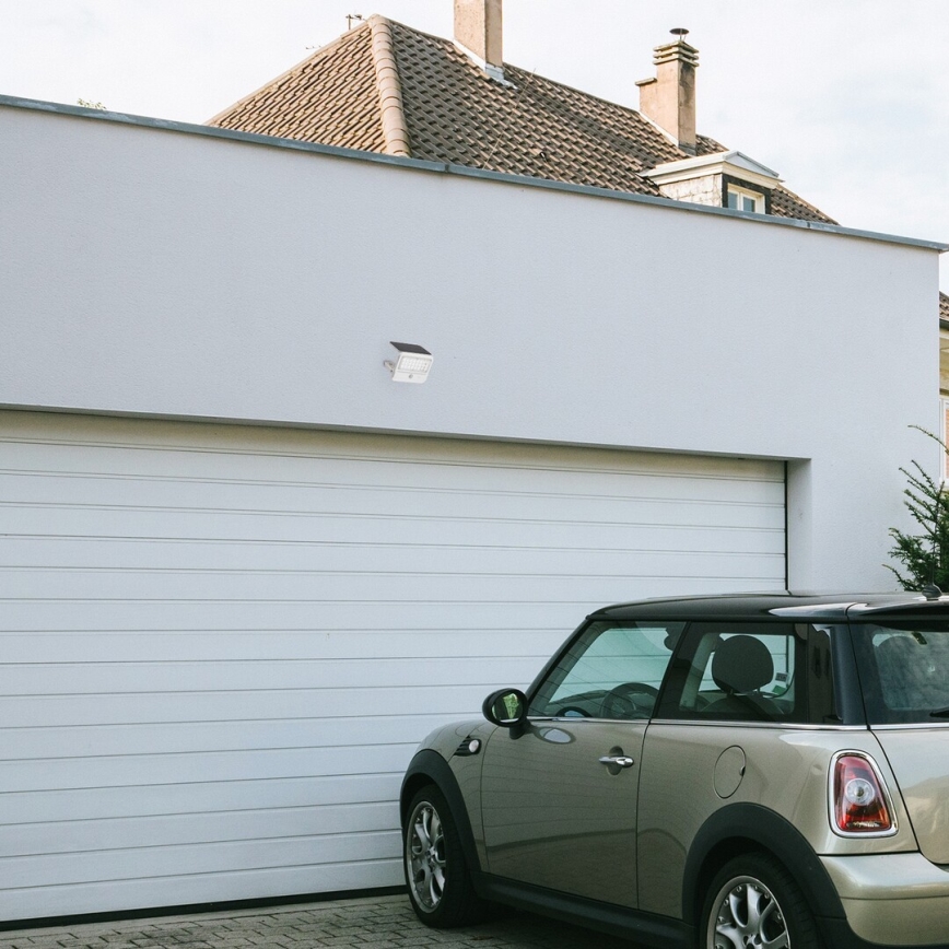 Rabalux - LED napelemes fali lámpa érzékelővel LED/7W/3,7V IP54 fehér 3000 mAh