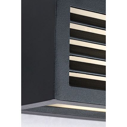 Rabalux - LED Kültéri fali lámpa LED/10W/230V IP54 fekete