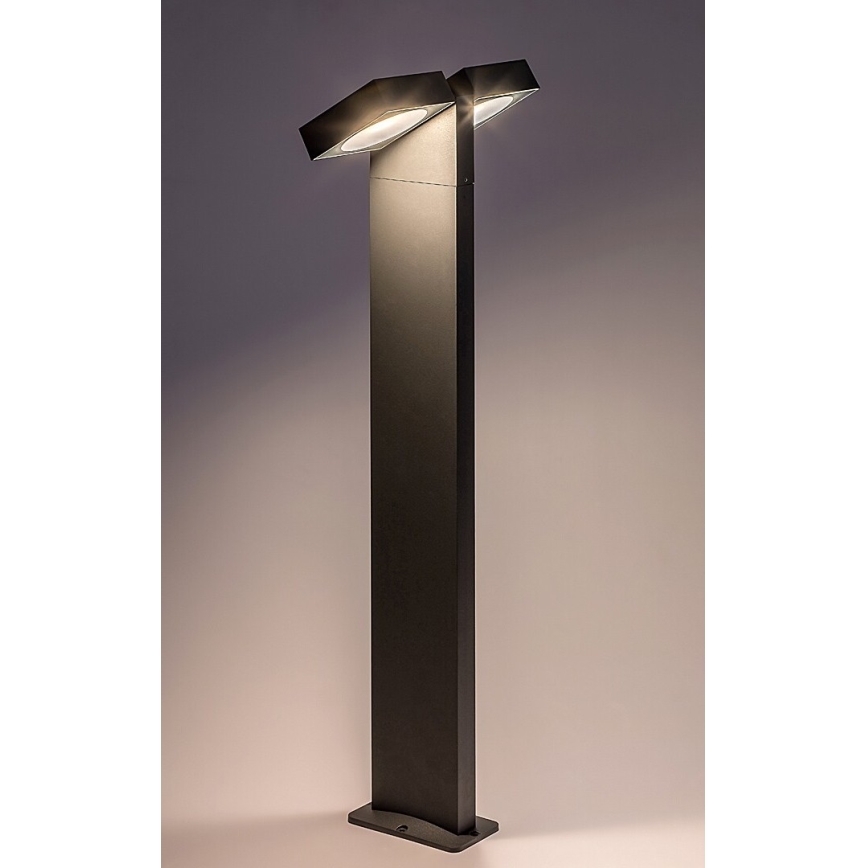 Rabalux - LED Kültéri flexibilis lámpa 2xLED/7W/230V IP54 antracit