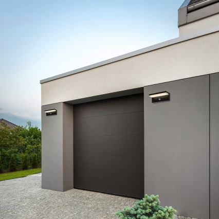 Rabalux - LED Kültéri fali lámpa érzékelővel LED/9W/230V 2700/4000/6500K IP54 fekete