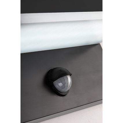 Rabalux - LED Kültéri fali lámpa érzékelővel LED/9W/230V 2700/4000/6500K IP54 fekete