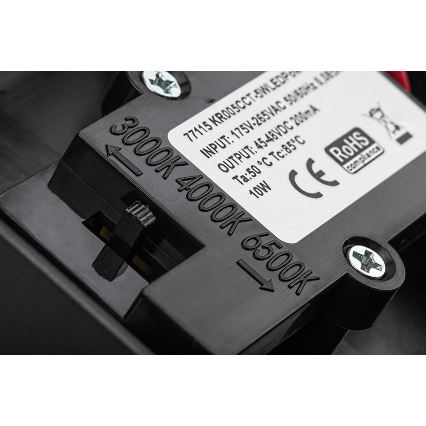 Rabalux - LED Kültéri fali lámpa érzékelővel LED/9W/230V 2700/4000/6500K IP54 fekete