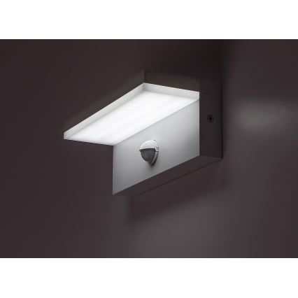 Rabalux - LED Kültéri fali lámpa érzékelővel LED/9W/230V 2700/4000/6500K IP54 fehér