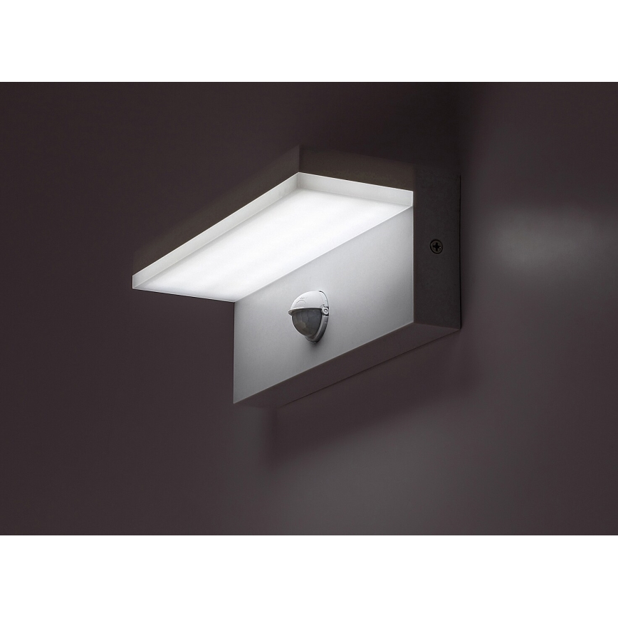 Rabalux - LED Kültéri fali lámpa érzékelővel LED/9W/230V 2700/4000/6500K IP54 fehér