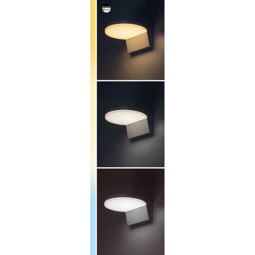 Rabalux - LED Kültéri fali lámpa LED/9W/230V 2700/4000/6500K IP54 fekete