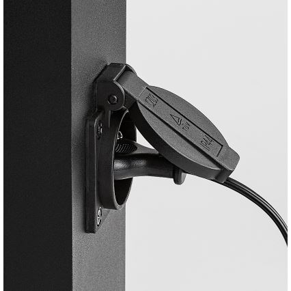 Rabalux - Kültéri lámpa aljzattal 1xE27/12W/230V IP44