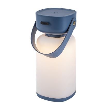 Rabalux - LED Kültéri dimmelhető érintős vezeték nélküli asztali lámpa LED/3W/5V IP44 kék