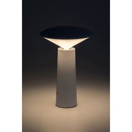 Rabalux - LED Dimmelhető újratölthető érintőképernyős asztali lámpa POLPERRO LED/3W/3,7V 1200mAh fehér