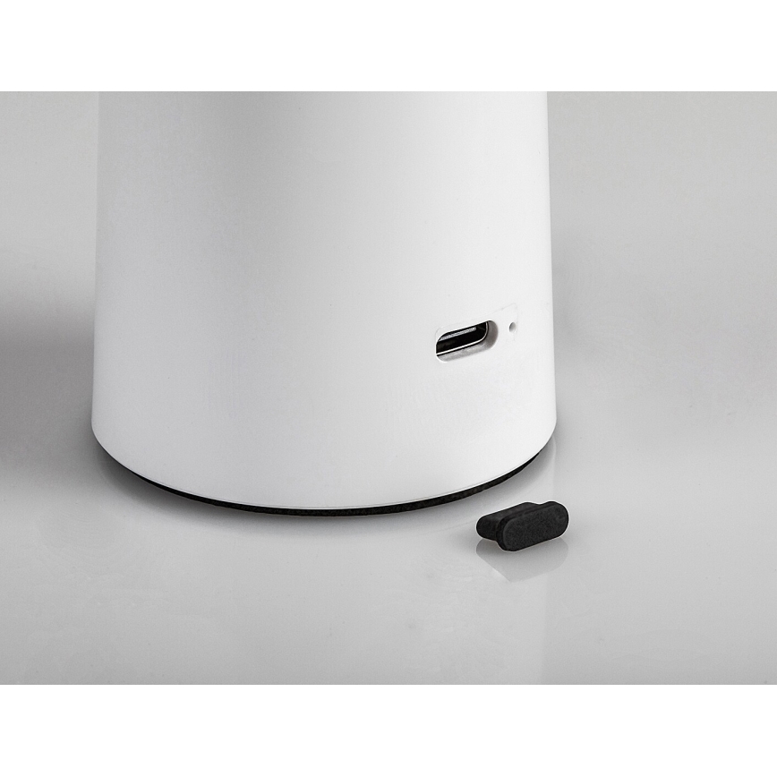 Rabalux - LED Dimmelhető újratölthető érintőképernyős asztali lámpa POLPERRO LED/3W/3,7V 1200mAh fehér