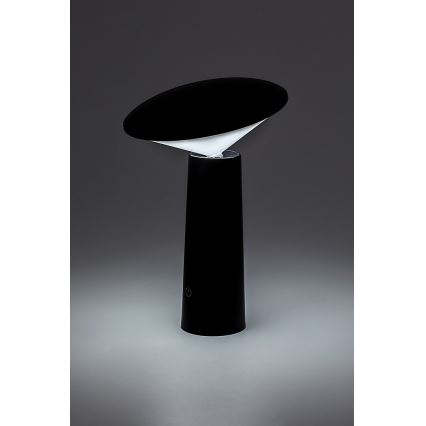 Rabalux - LED Dimmelhető újratölthető érintőképernyős asztali lámpa POLPERRO LED/3W/3,7V 1200mAh fekete