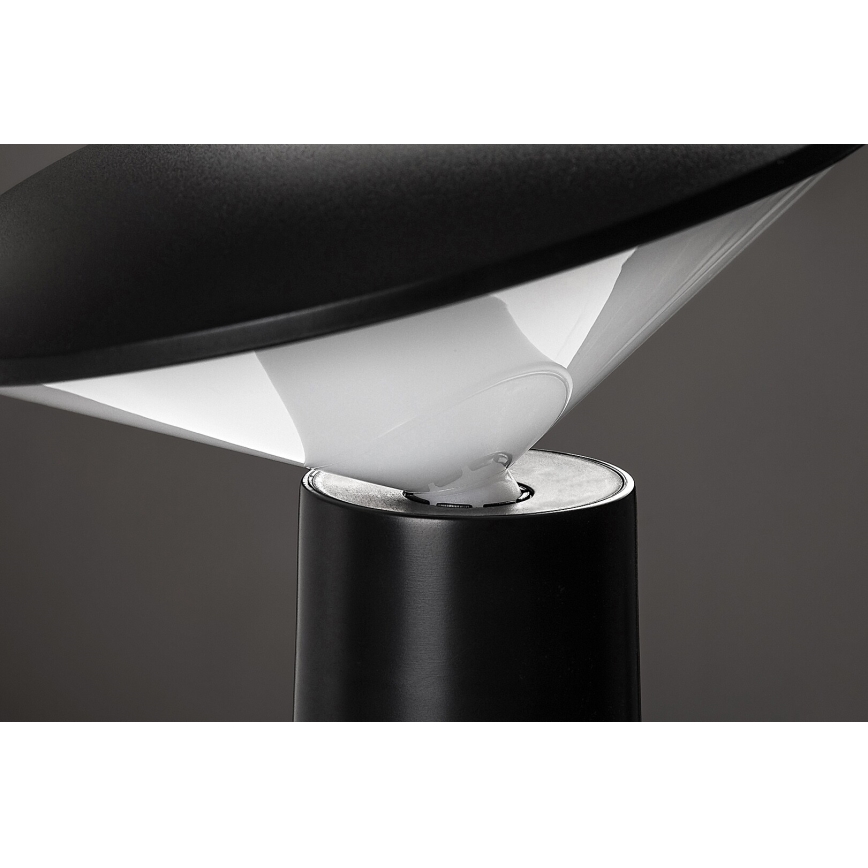 Rabalux - LED Dimmelhető újratölthető érintőképernyős asztali lámpa POLPERRO LED/3W/3,7V 1200mAh fekete