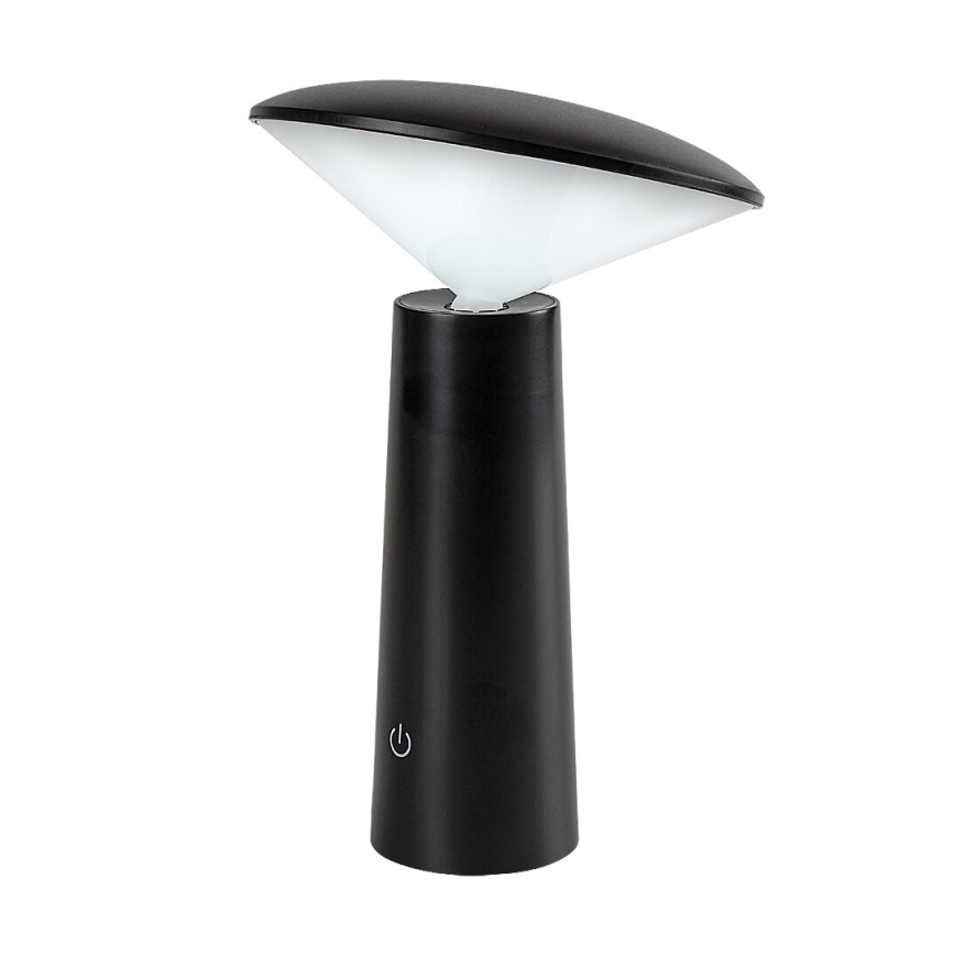 Rabalux - LED Dimmelhető újratölthető érintőképernyős asztali lámpa POLPERRO LED/3W/3,7V 1200mAh fekete