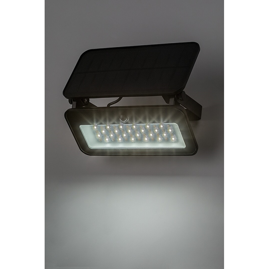 Rabalux - LED napelemes reflektor érzékelővel LED/8W/3,7V 3000/4000/6500K IP65 2600 mAh