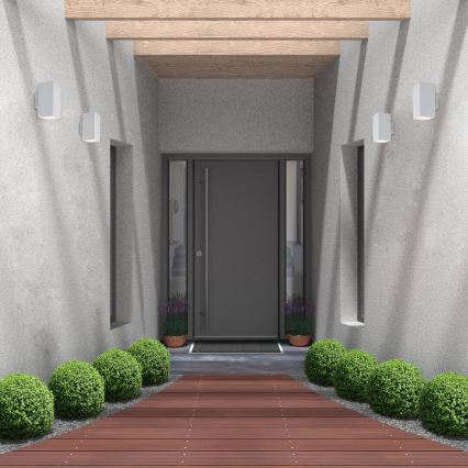 Rabalux - LED Kültéri fali lámpa LED/18W/230V 2700/4000/6500K IP65 fehér