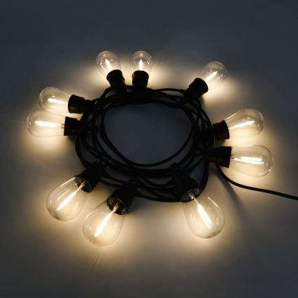 Rabalux - LED Napelemes lánc LED/3,6W/3,7V 6,5 m 1200mAh IP44