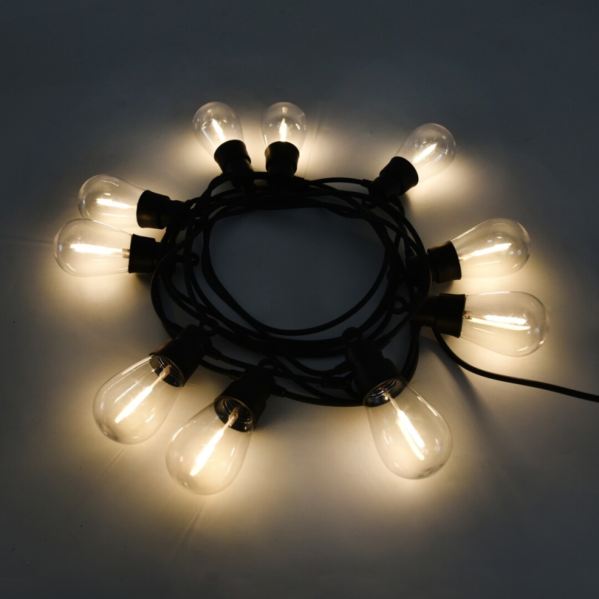 Rabalux - LED Napelemes lánc LED/3,6W/3,7V 6,5 m 1200mAh IP44