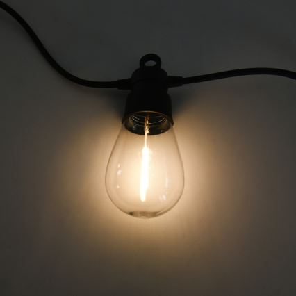 Rabalux - LED Napelemes lánc LED/3,6W/3,7V 6,5 m 1200mAh IP44