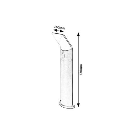 Rabalux - LED Kültéri lámpa LED/10W/230V IP54