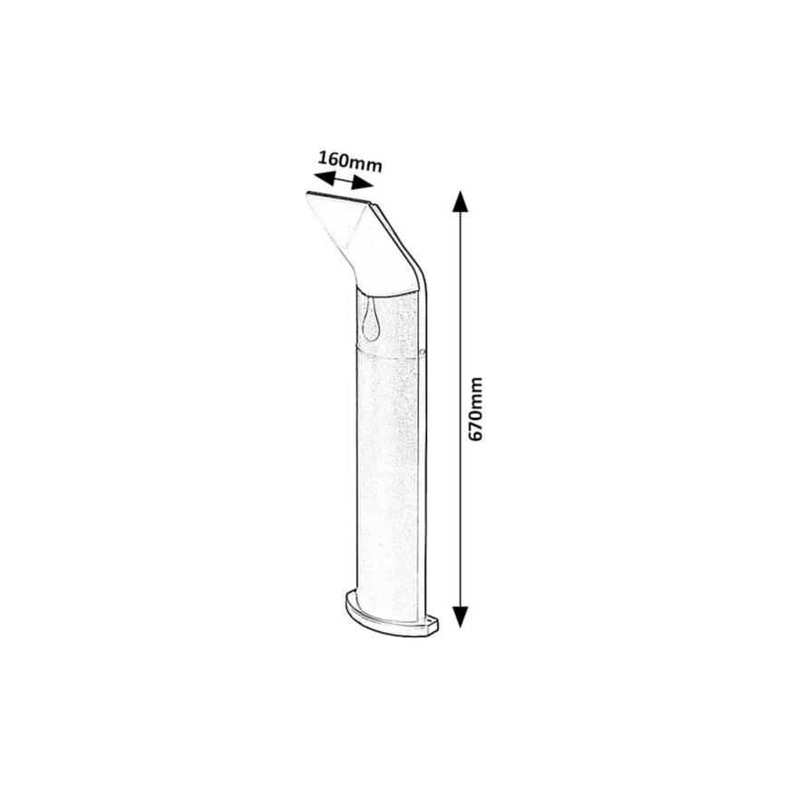 Rabalux - LED Kültéri lámpa LED/10W/230V IP54
