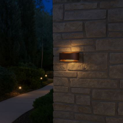 Rabalux - LED kültéri fali lámpatest LED/9W/230V IP54 barna