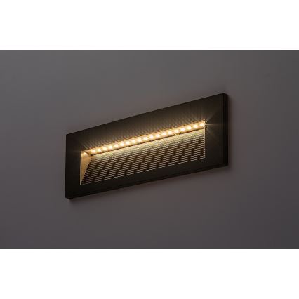 Rabalux - LED kültéri fali lámpa LED/6W/230V IP65 fekete