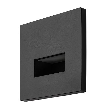 Rabalux - LED lépcsővilágító lámpa LED/1W/230V 3000/4500/6500K fekete