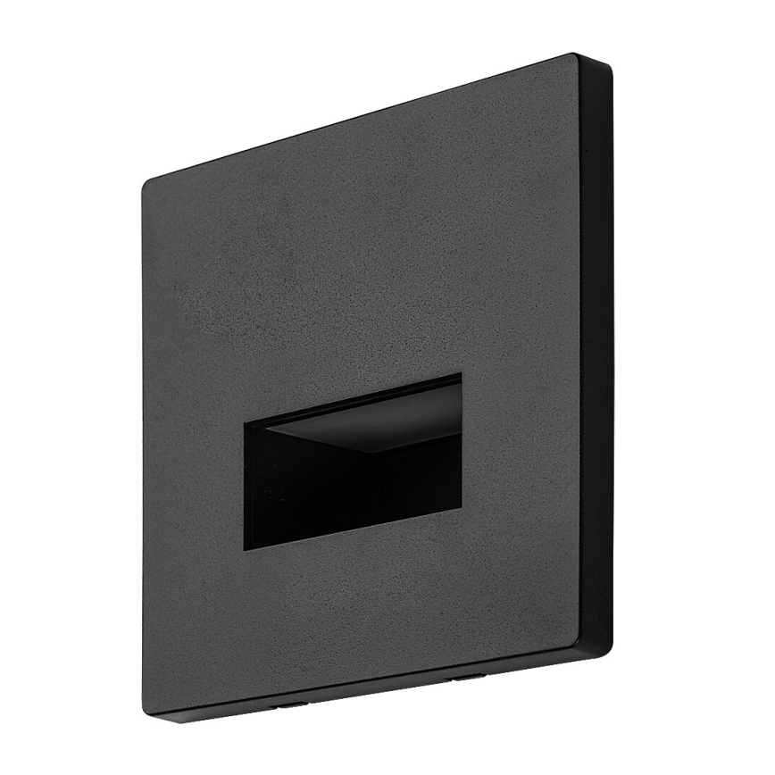 Rabalux - LED lépcsővilágító lámpa LED/1W/230V 3000/4500/6500K fekete