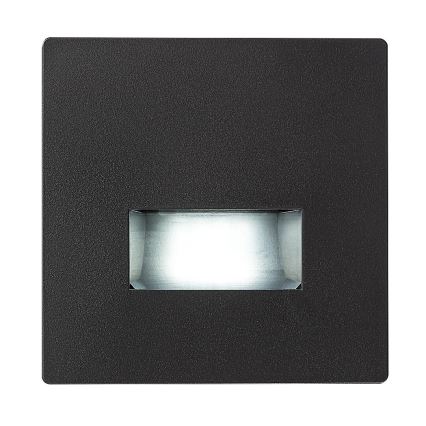 Rabalux - LED lépcsővilágító lámpa LED/1W/230V 3000/4500/6500K fekete