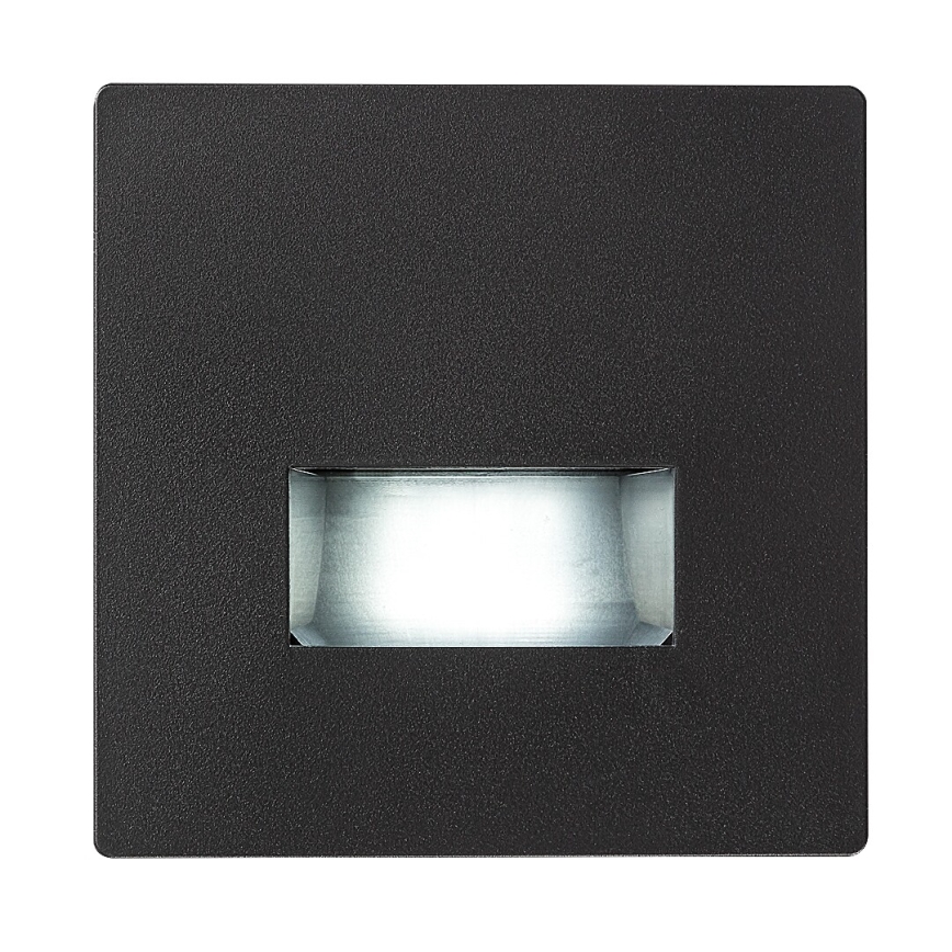 Rabalux - LED lépcsővilágító lámpa LED/1W/230V 3000/4500/6500K fekete