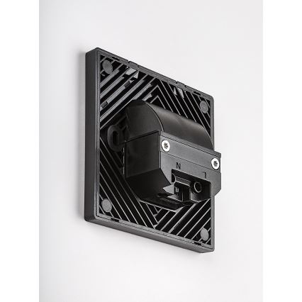 Rabalux - LED lépcsővilágító lámpa LED/1W/230V 3000/4500/6500K fekete