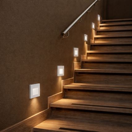 Rabalux - LED lépcsővilágító lámpa LED/1W/230V 3000/4500/6500K fehér