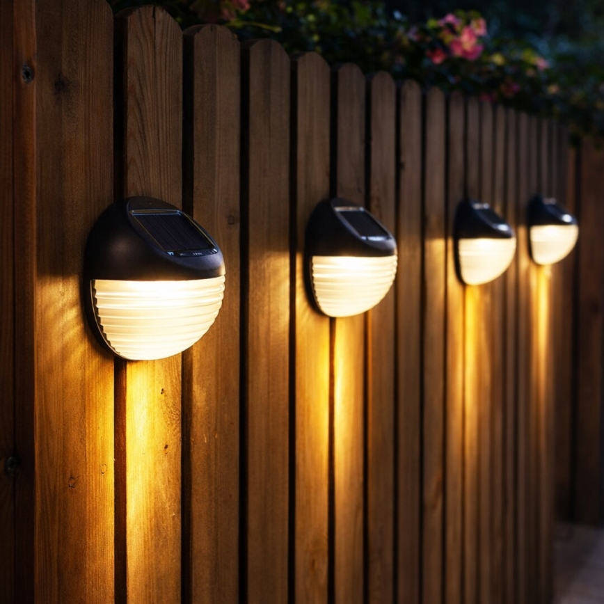 Rabalux - 2 db LED napelemes fali lámpa LED/0,06W/1,2V 300 mAh IP44